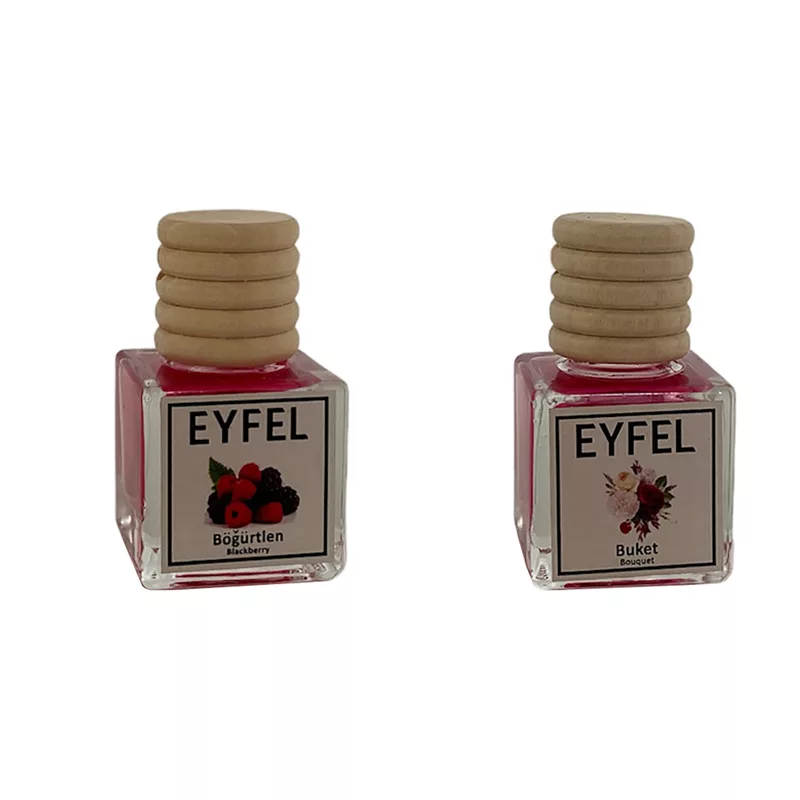 خوشبوکننده خودرو مدل شاتوت و دسته گل حجم 10 میلی لیتر مجموعه 2 عددی