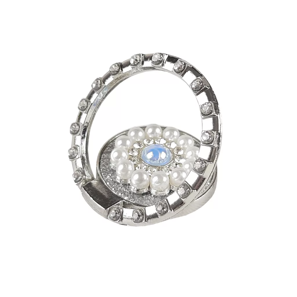 پایه نگهدارنده گوشی موبایل پاپ سوکت طرح اکلیلی مروارید مدل M10