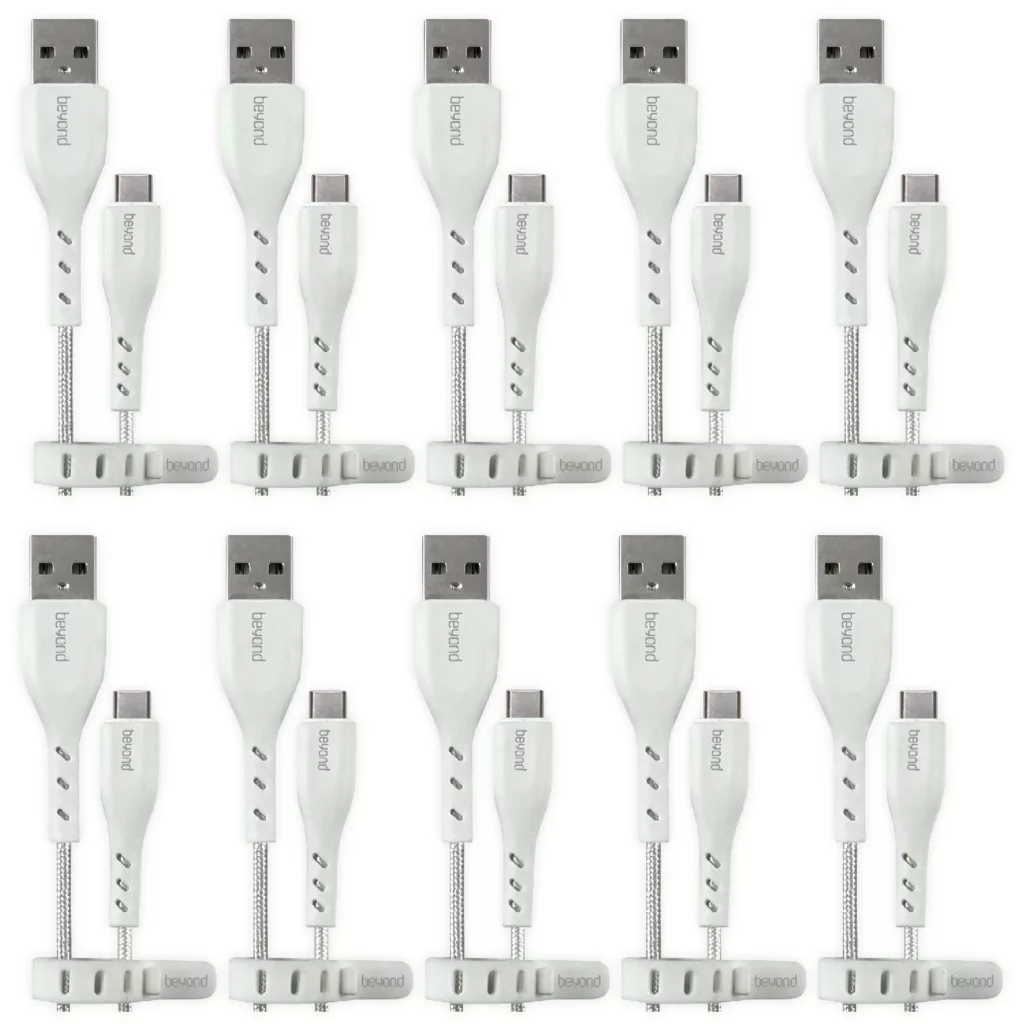 کابل تبدیل USB به USB-C بیاند مدل BUC-401 FAST CHARGE طول 1 متر بسته ده عددی