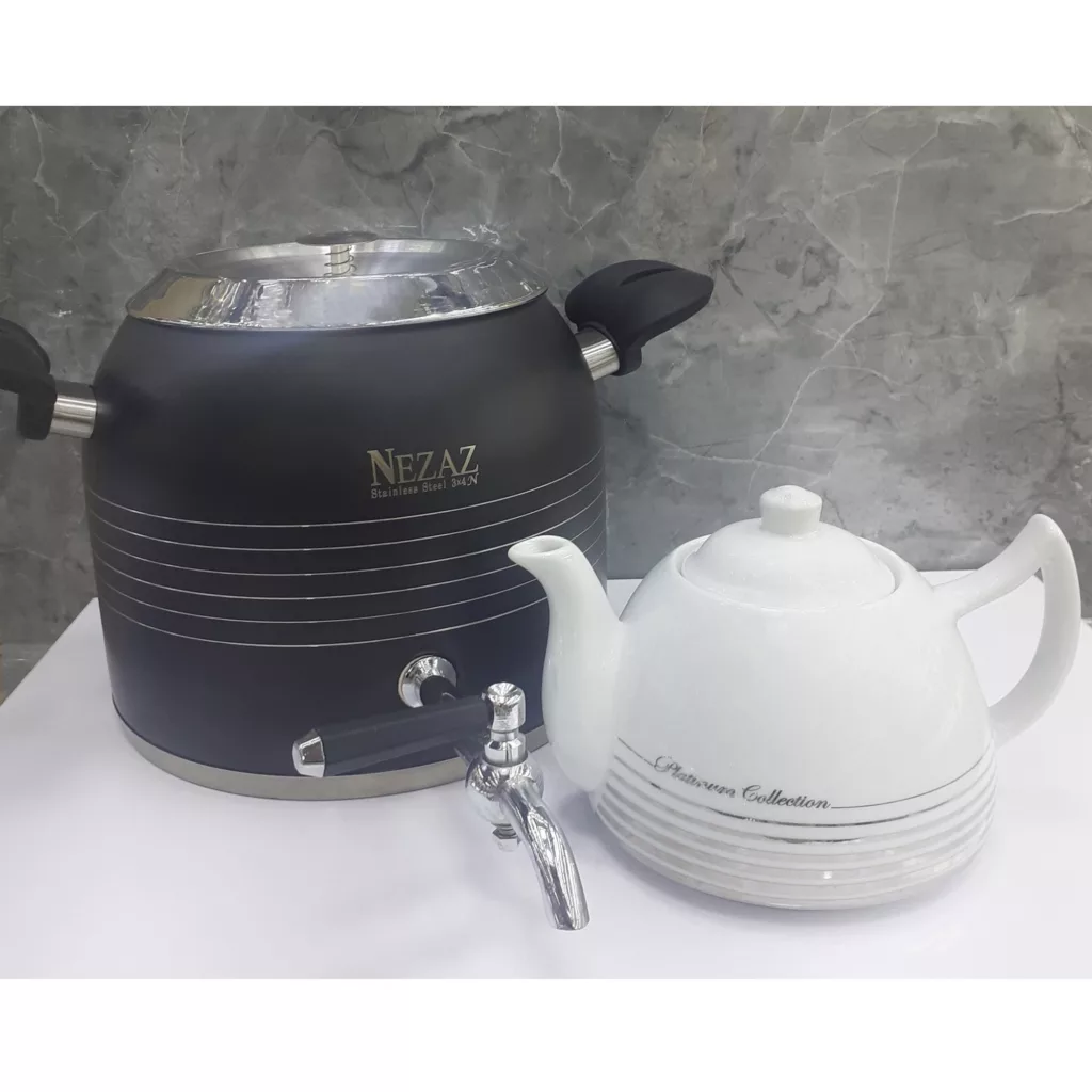 ست کتری و قوری نزاز مدل قالب ترک