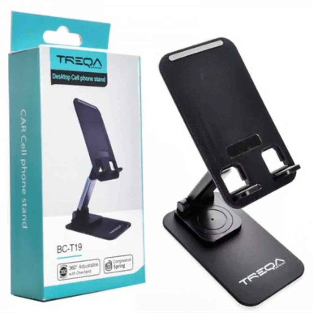 پایه نگهدارنده رومیزی گوشی موبایل و تبلت تِرِکا مدل هولدر1ا BCT19 metaling holder spring
