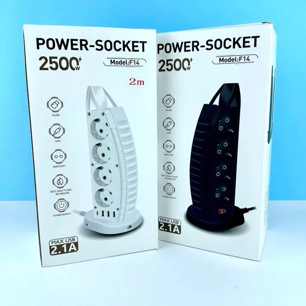 چندراهی برق پاور سوکت مدل F14