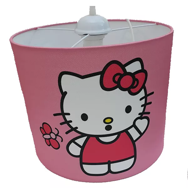 لوستر و آباژور و چراغ خواب کودک مدل کیتی کد 40221 به همراه ساعت مجموعه 4 عددی