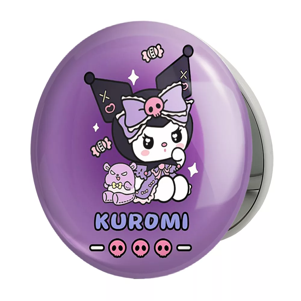 آینه جیبی خندالو طرح کورومی و مای ملودی مدل تاشو کد 36912