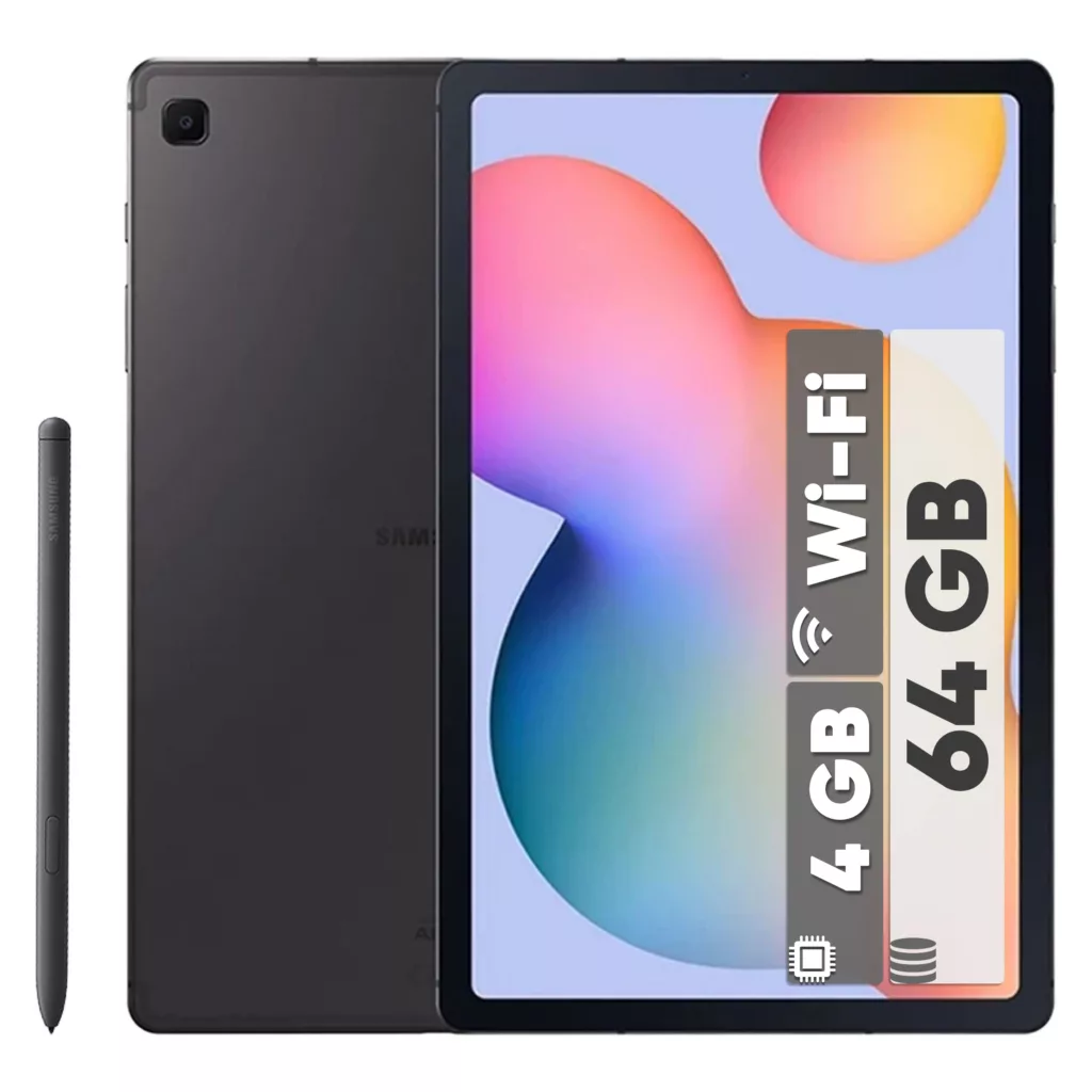 تبلت 10.4 اینچ سامسونگ مدل Galaxy Tab S6 Lite 2024 Wi-Fi با ظرفیت 64 گیگابایت و رم 4 گیگابایت، رزولوشن دوربین اصلی ۸ مگاپیکسل، پشتیبانی از قلم