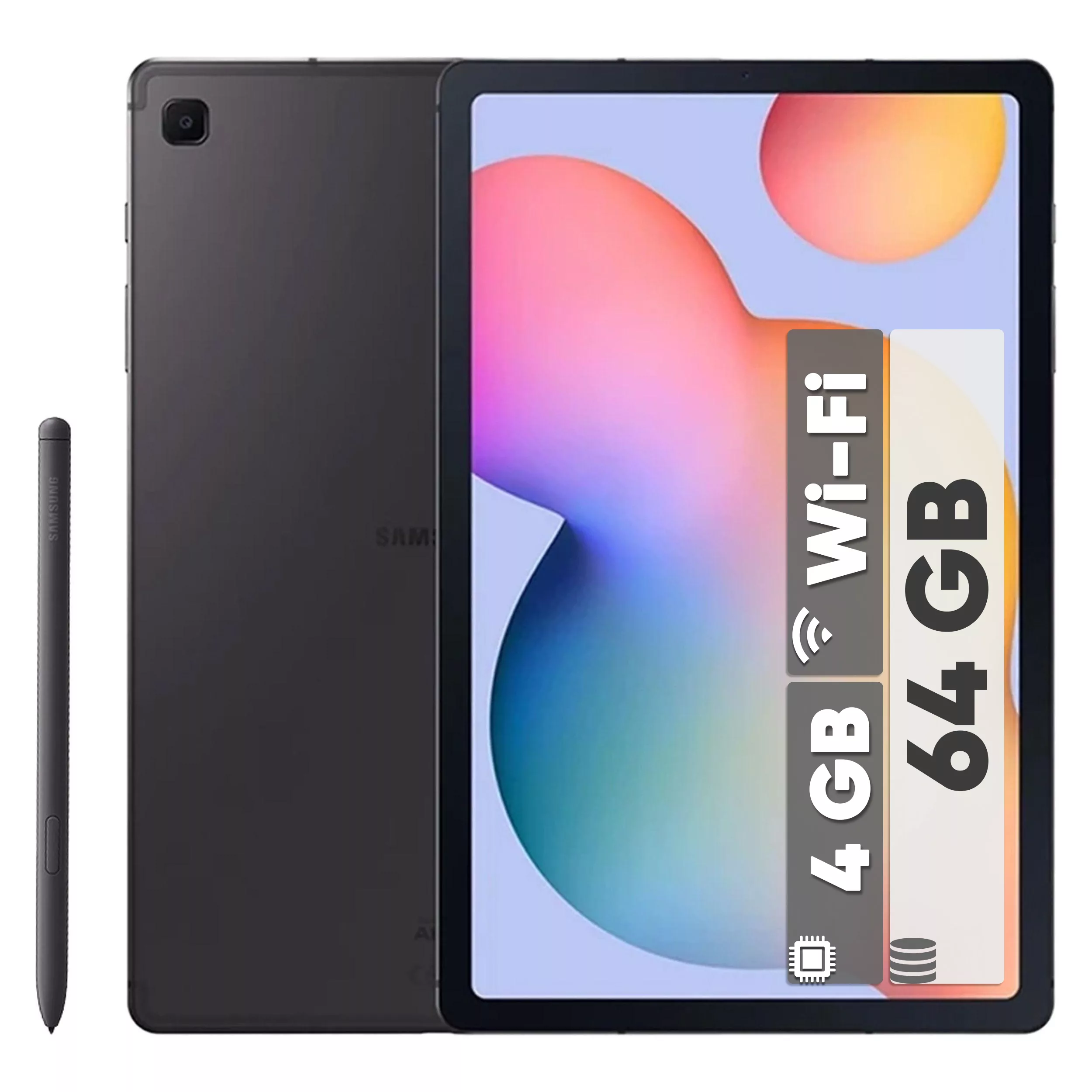 تبلت 10.4 اینچ سامسونگ مدل Galaxy Tab S6 Lite 2024 Wi-Fi با ظرفیت 64 گیگابایت و رم 4 گیگابایت، رزولوشن دوربین اصلی ۸ مگاپیکسل، پشتیبانی از قلم