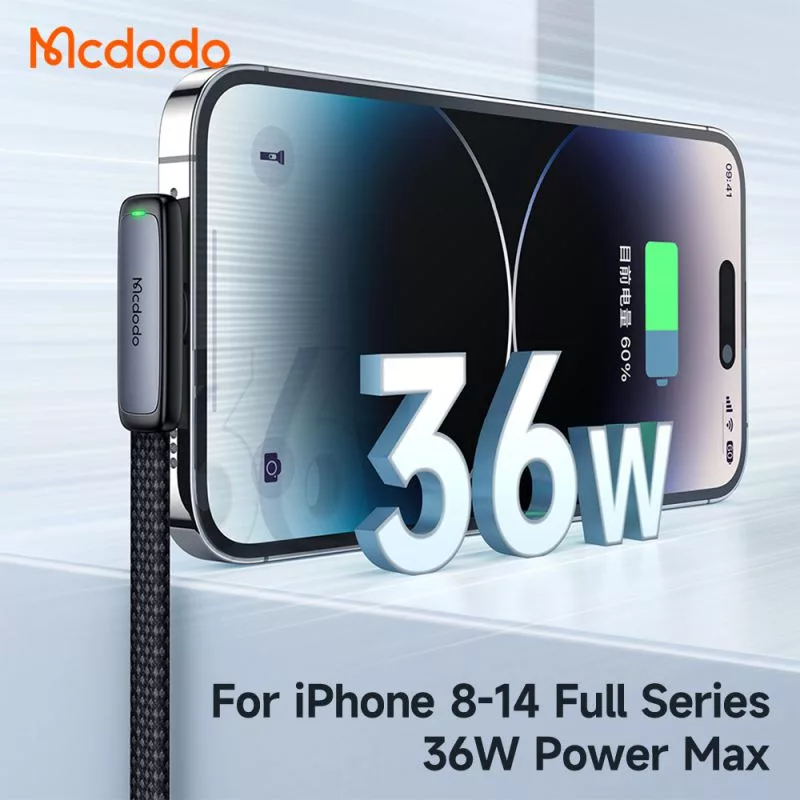 کابل USB-C به لایتنینگ مک دودو مدل CA-3350 طول 1.2 متر