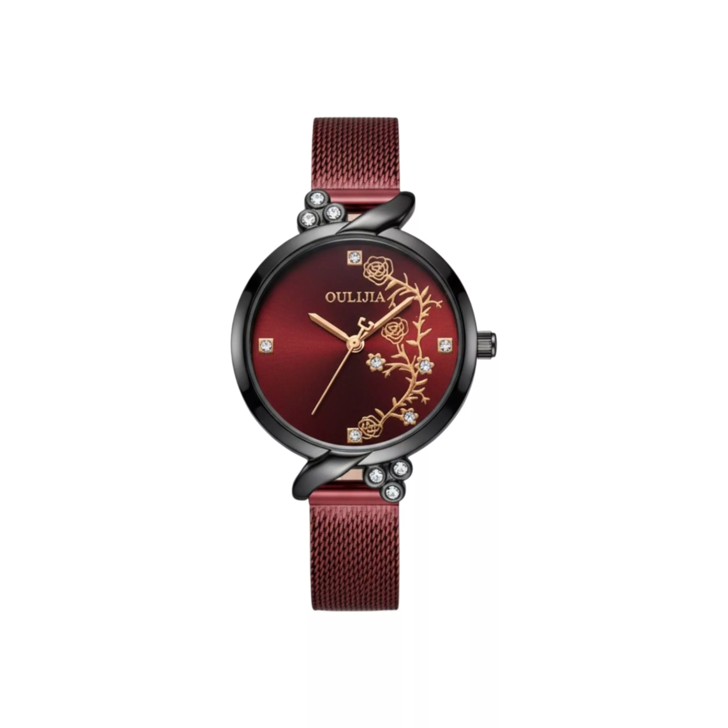 ساعت مچی عقربه‌ای کوارتز زنانه مدل بند حصیری کد nls-1070