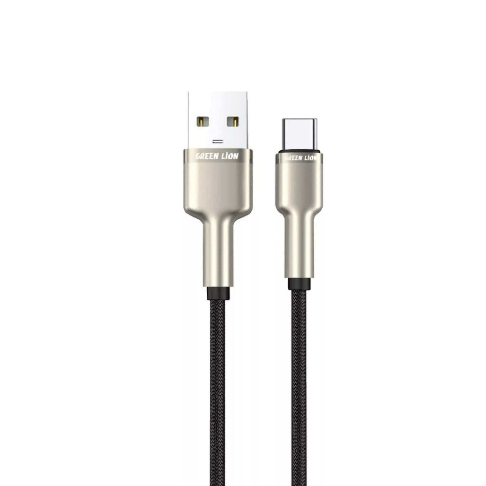 کابل تبدیل USB-A به USB-C گرین لاین مدل Braided طول ۱ متر