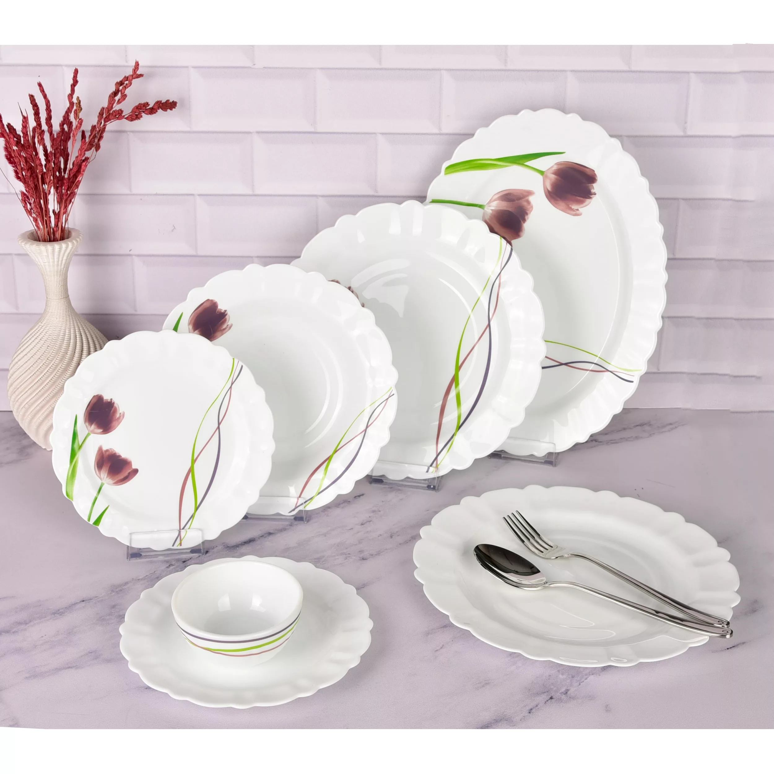 سرویس غذا خوری 27 پارچه آیروپال مدل لورنزا