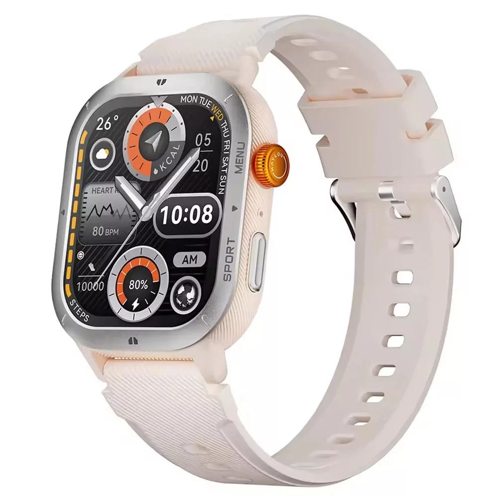 ساعت هوشمند 50 میلی‌متری هایلو مدل IRON Neo با بند سیلیکونی