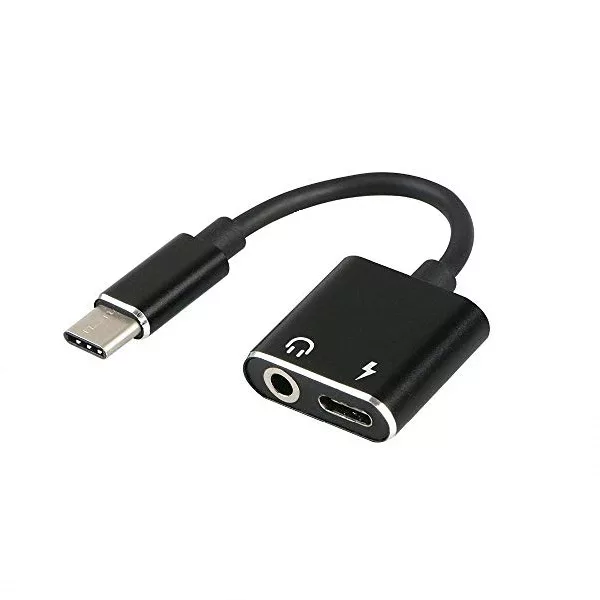 مبدل USB-C به USB-C/AUX مدل 858