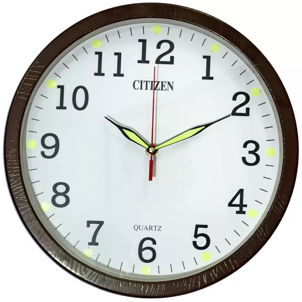 ساعت دیواری سیتی زن مدل شب‌ تاب