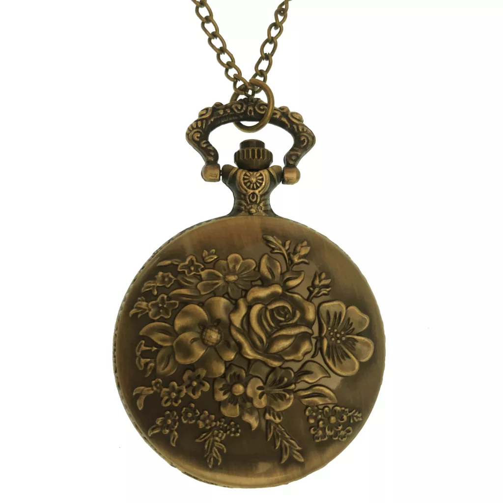 ساعت گردنبندی عقربه ای مدل FLOWER-3