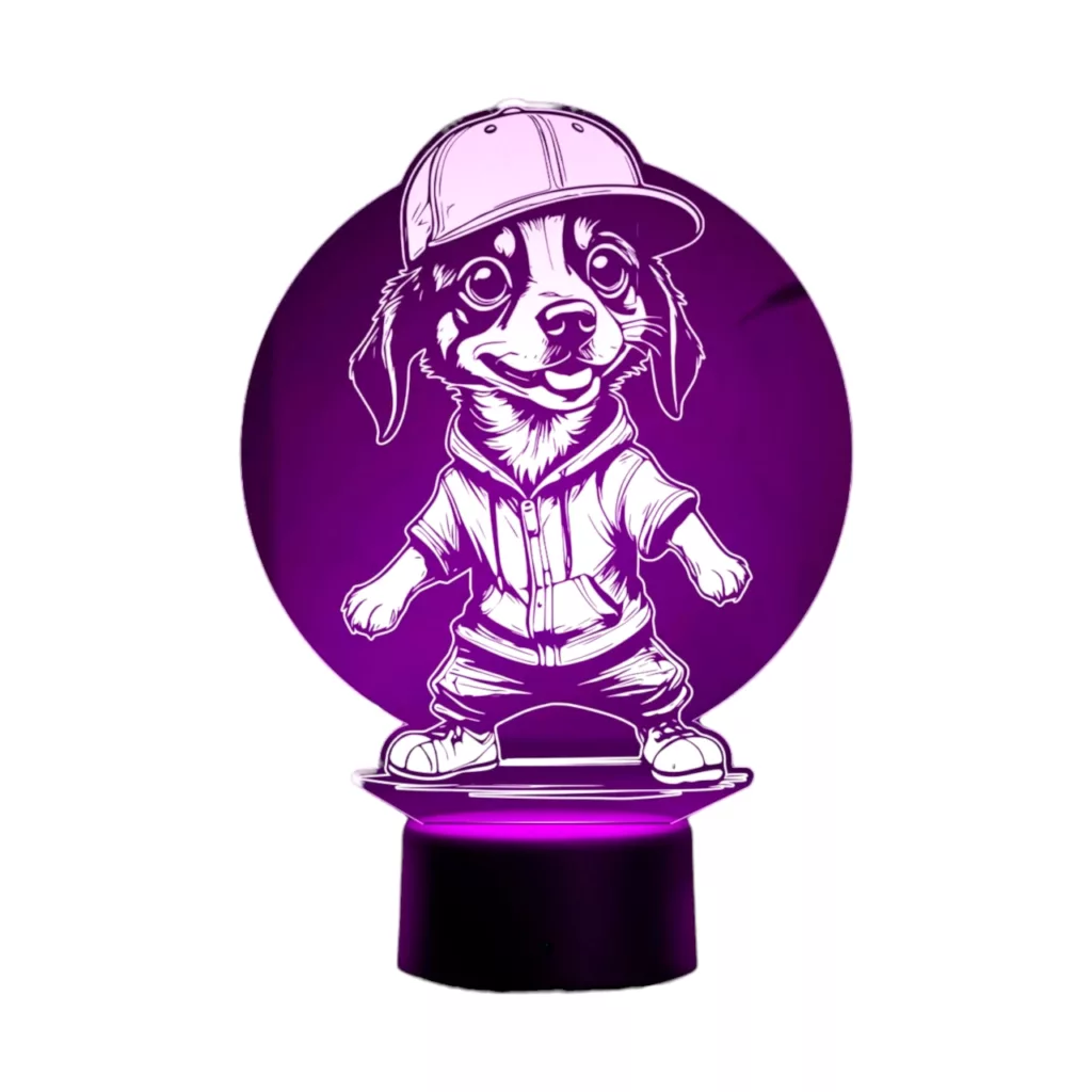 آباژور رومیزی کودک مدل بالبینگ سگ