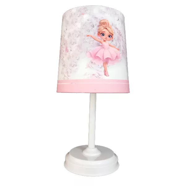 چراغ خواب اتاق کودک مدل پرنسس کد 4030405 به همراه آباژور و لوستر و ساعت