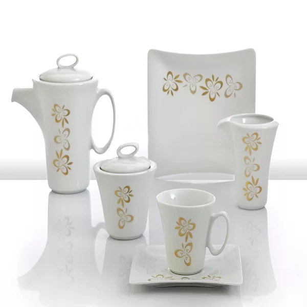 سرویس 90 پارچه چینی زرین سری وینچی مدل پریماورا درجه عالی