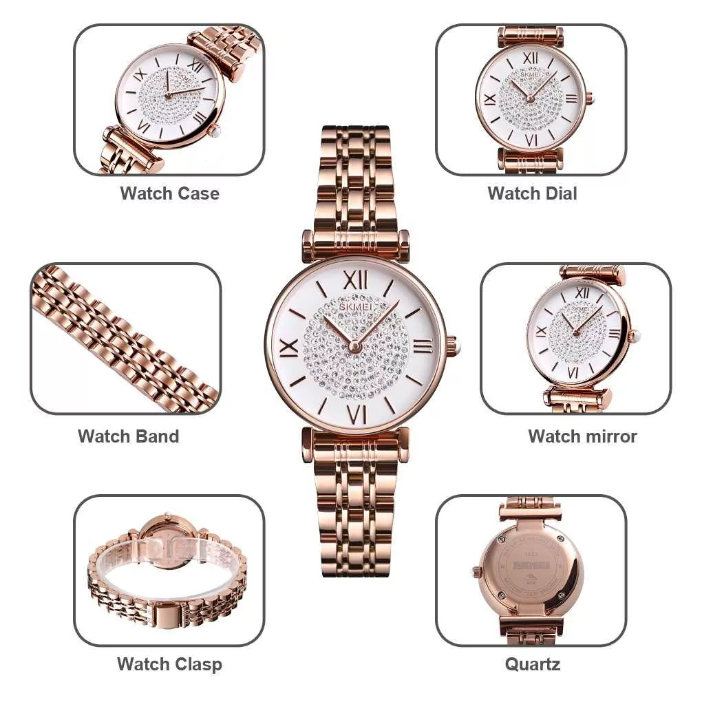 ساعت مچی عقربه ای زنانه اسکمی مدل 1533RG