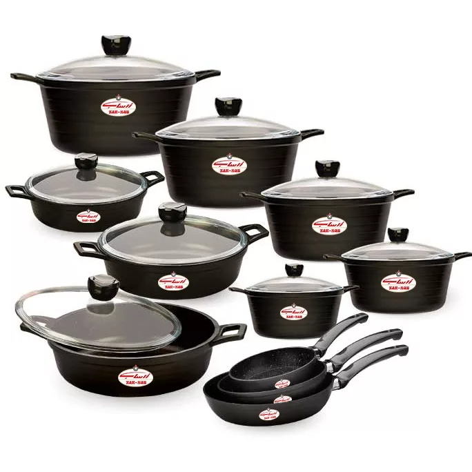 سرویس پخت و پز 19 پارچه زرساب مدل جولیانا JL8190