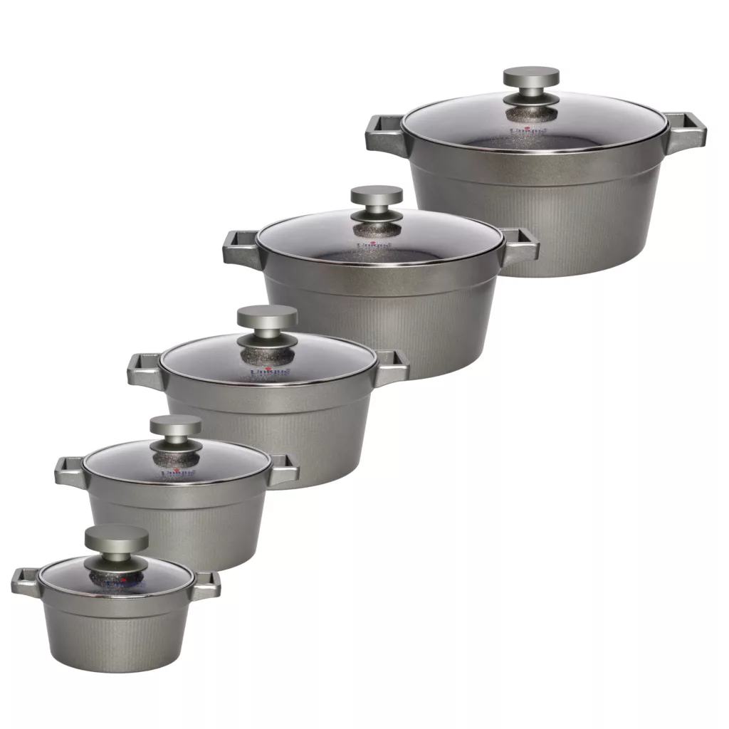 سرویس قابلمه و تابه گرانیتی 15 پارچه یونیک مدل 8529