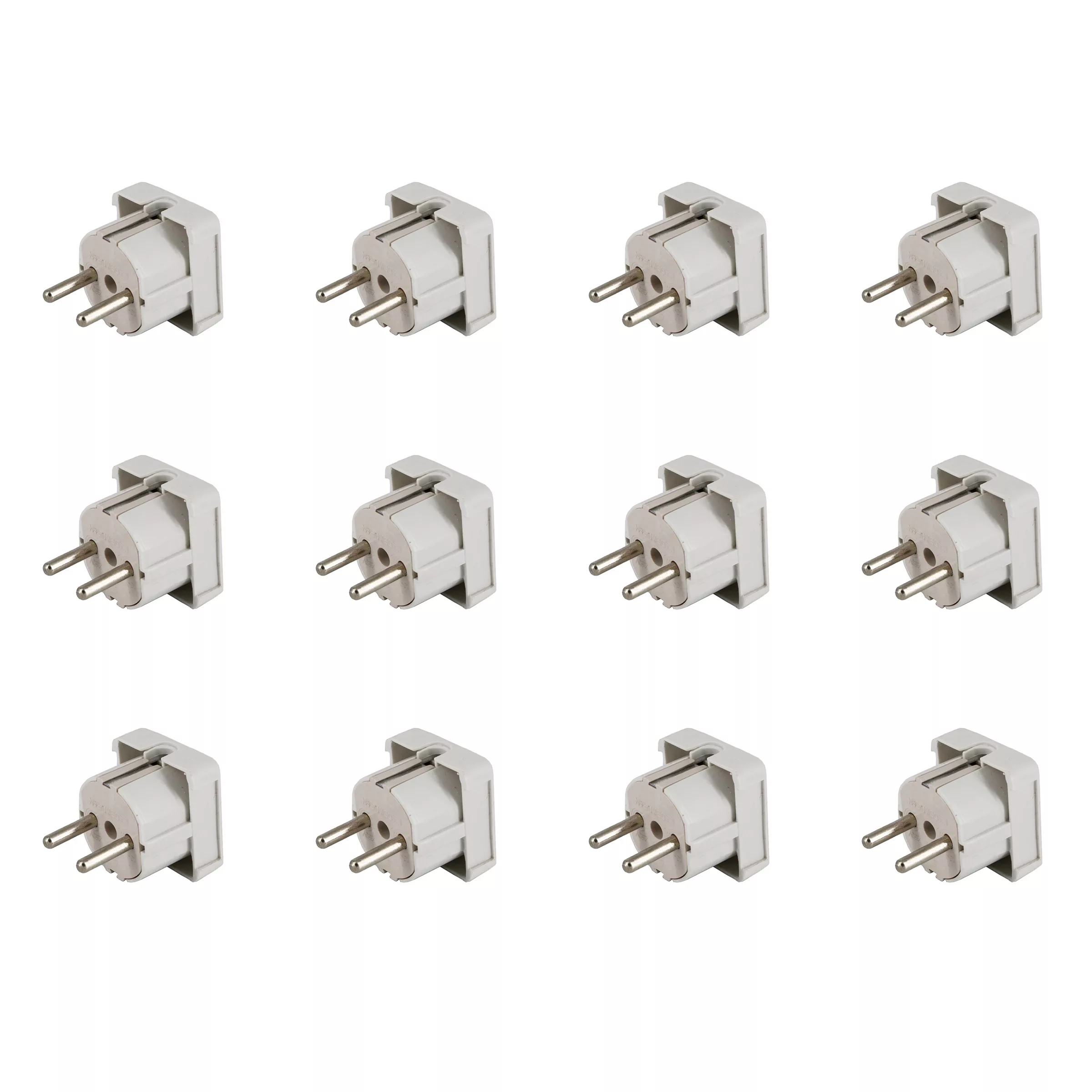 دوشاخه برق روشن الکتریک مدل مربع بسته 12 عددی