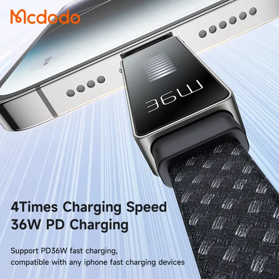 کابل تبدیل USB-C به لایتنینگ مک دودو مدل CA-496 طول 1.2 متر