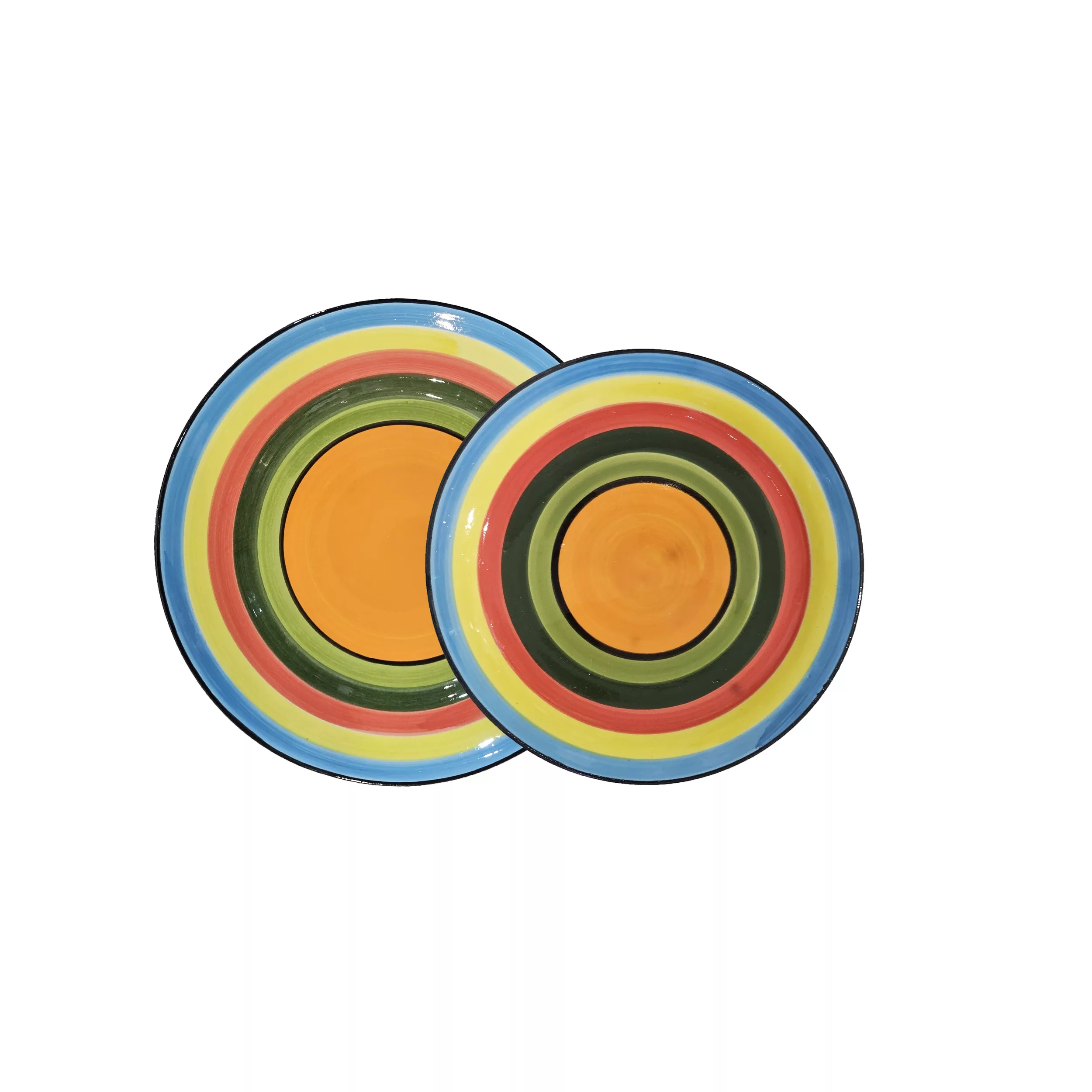 سرویس غذاخوری 12 پاچه مدل رنگین کمان کد 3001