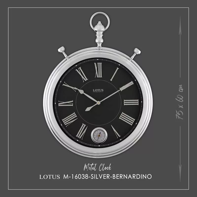 ساعت دیواری لوتوس مدل 16038 BERNARDINO -GOLD