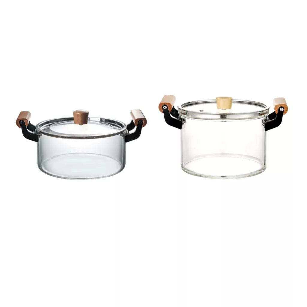 سرویس قابلمه 4 پارچه برایتون مدل شیشه ای