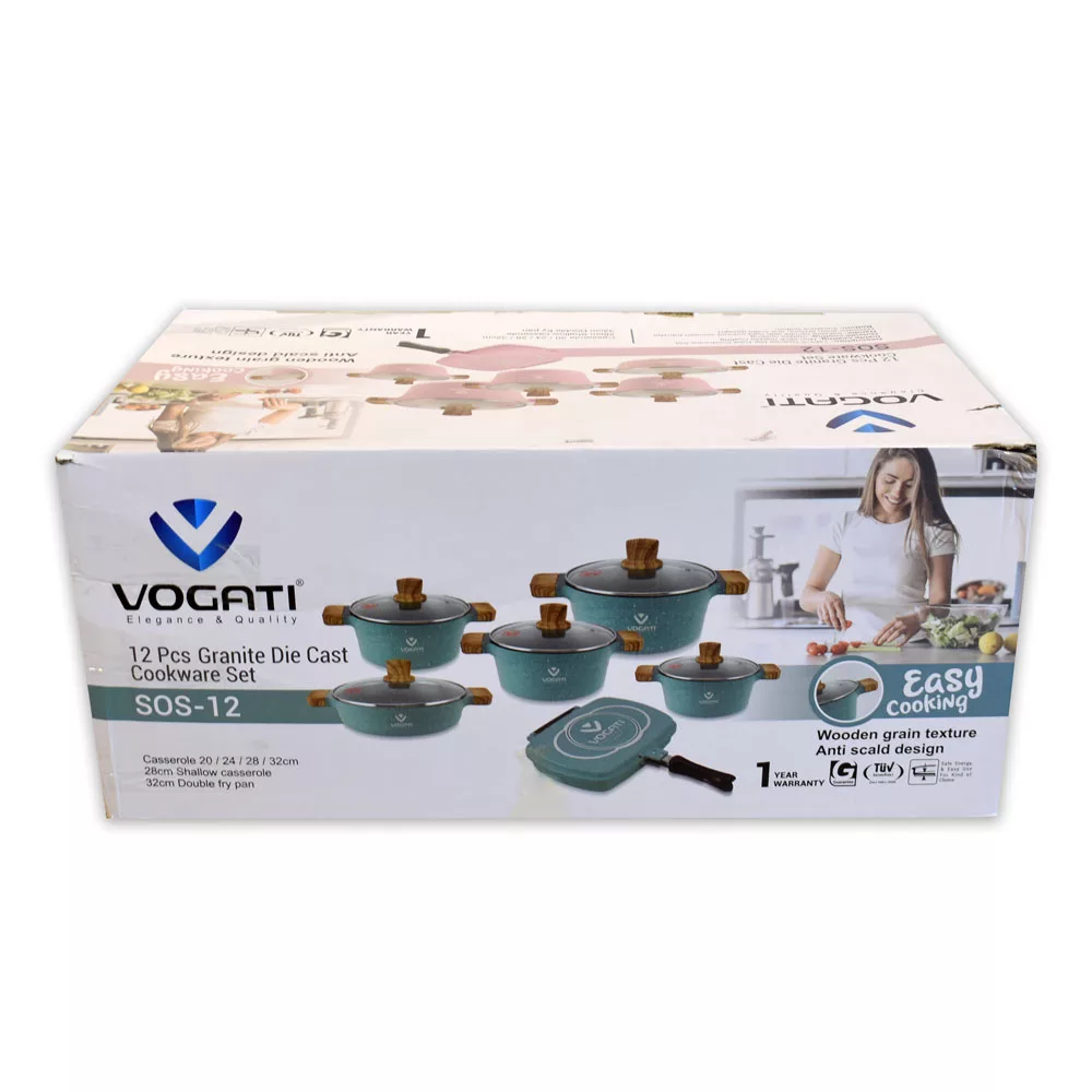 سرویس پخت و پز 12 پارچه وگاتی مدل SOS