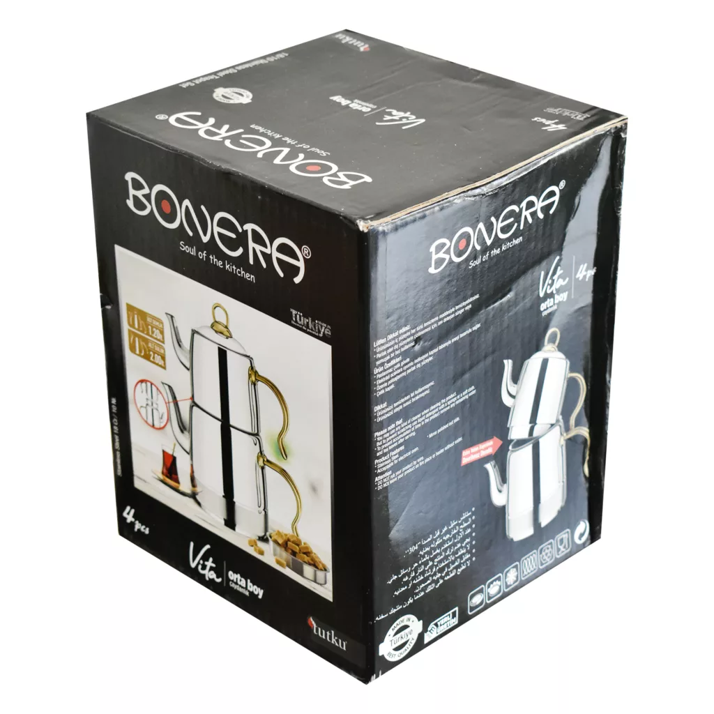 ست کتری و قوری بونرا مدل Vita - Orta Boy