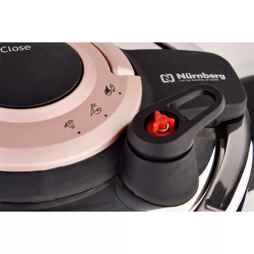 زودپز دوقلو نورنبرگ مدل rose gold گنجایش 7 و 4 لیتر