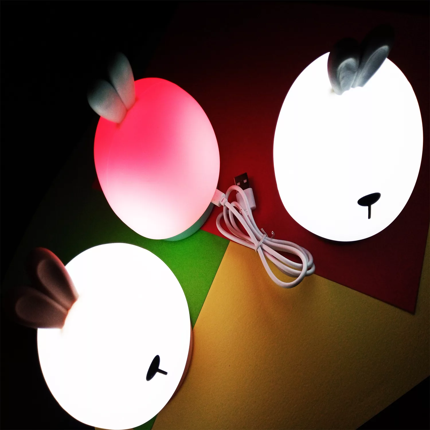 چراغ خواب اتاق کودک مدل touch rabbit