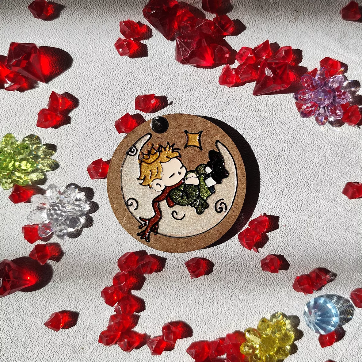 آینه آرایشی جیبی مدل شازده کوچولو