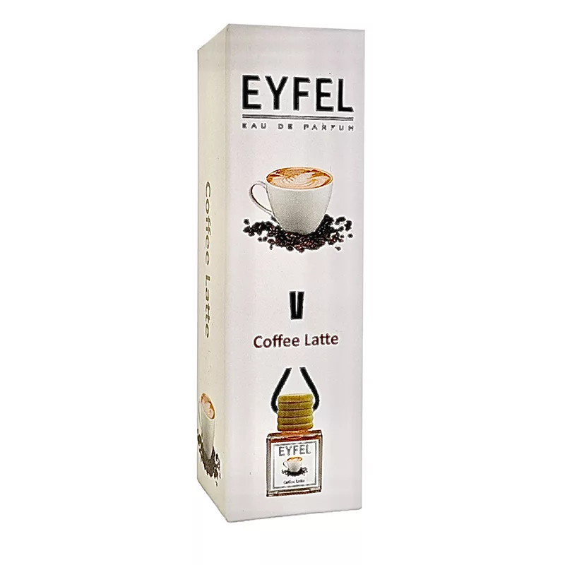 خوشبوکننده خودرو مدل کافه لته و رد دراگون حجم 10 میلی لیتر مجموعه 2 عددی