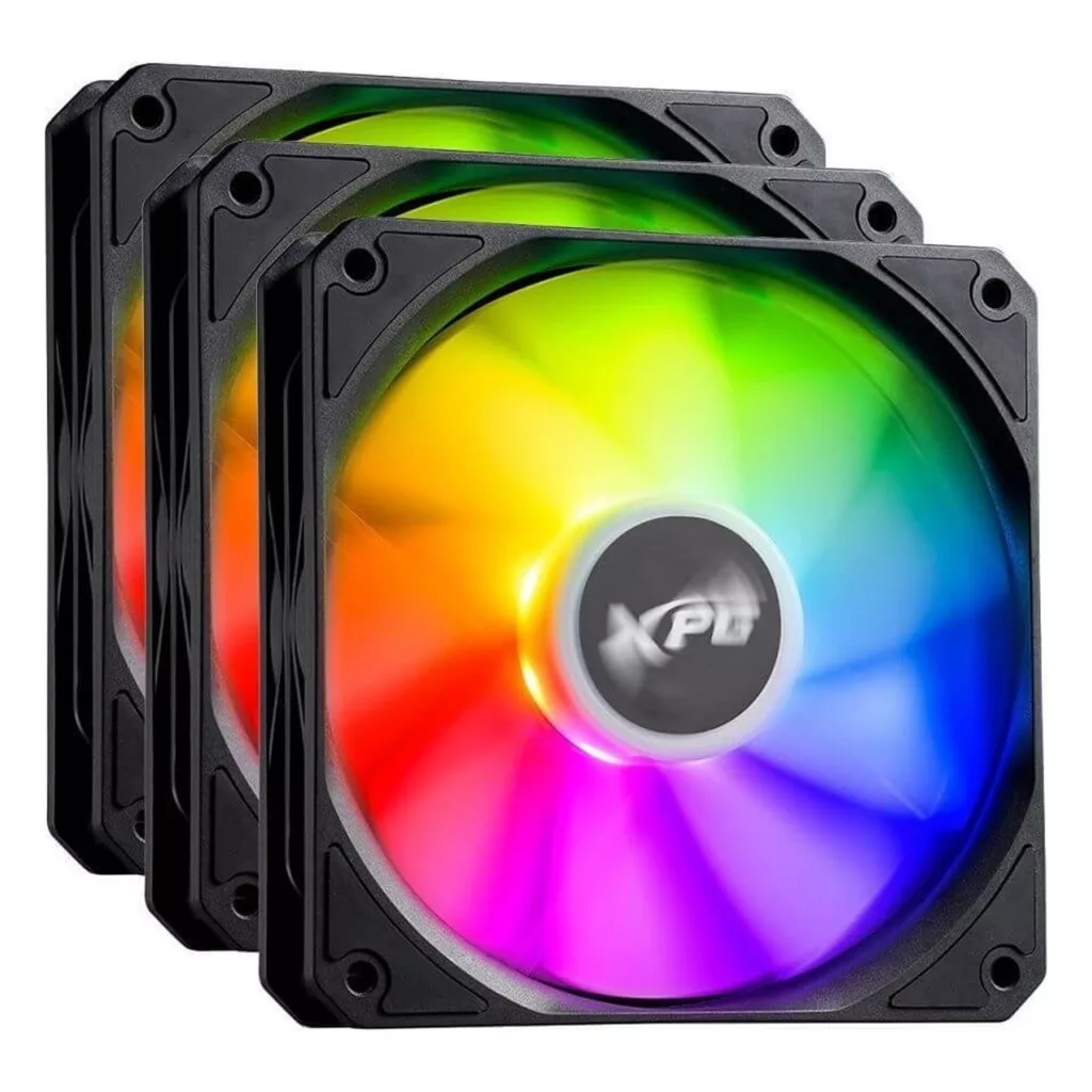 فن کیس ای دیتا ایکس پی جی مدل VENTO R 120 ARGB PWM بسته سه عددی