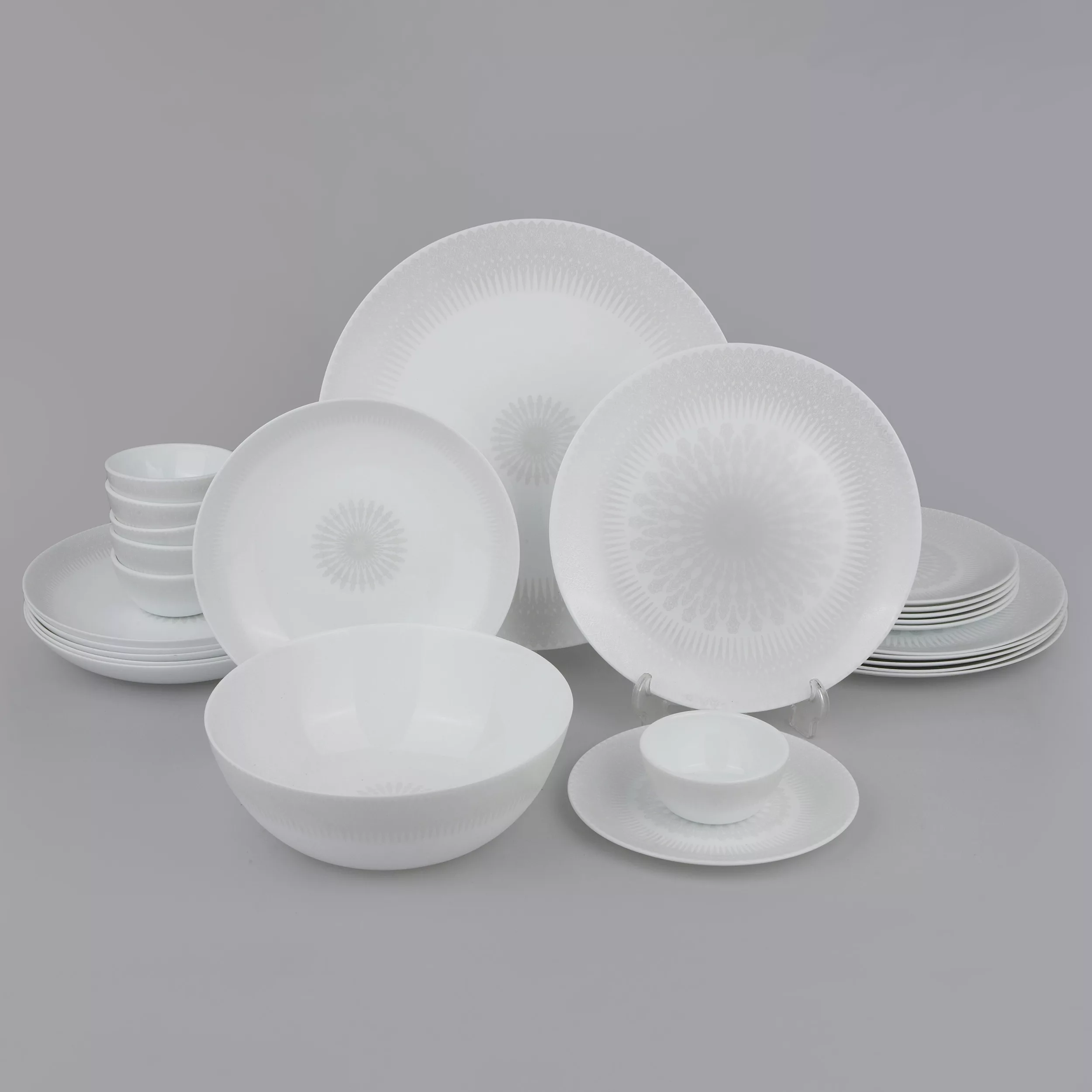 سرویس غذاخوری 26 پارچه 6 نفر آیروپال مدل کلاسیک  مدل 1048 ورژن 3