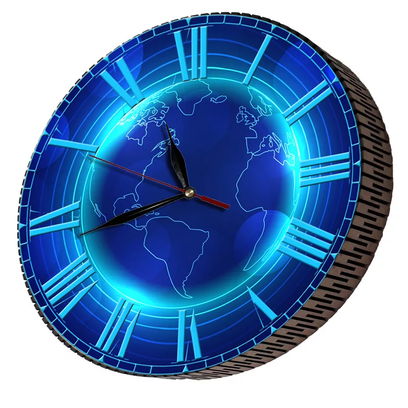 ساعت دیواری مدل کره زمین