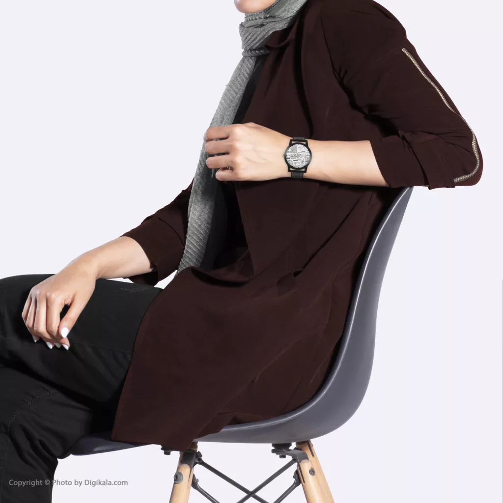 ساعت مچی عقربه ای والار طرح ریاضی فیزیک کد LF2393