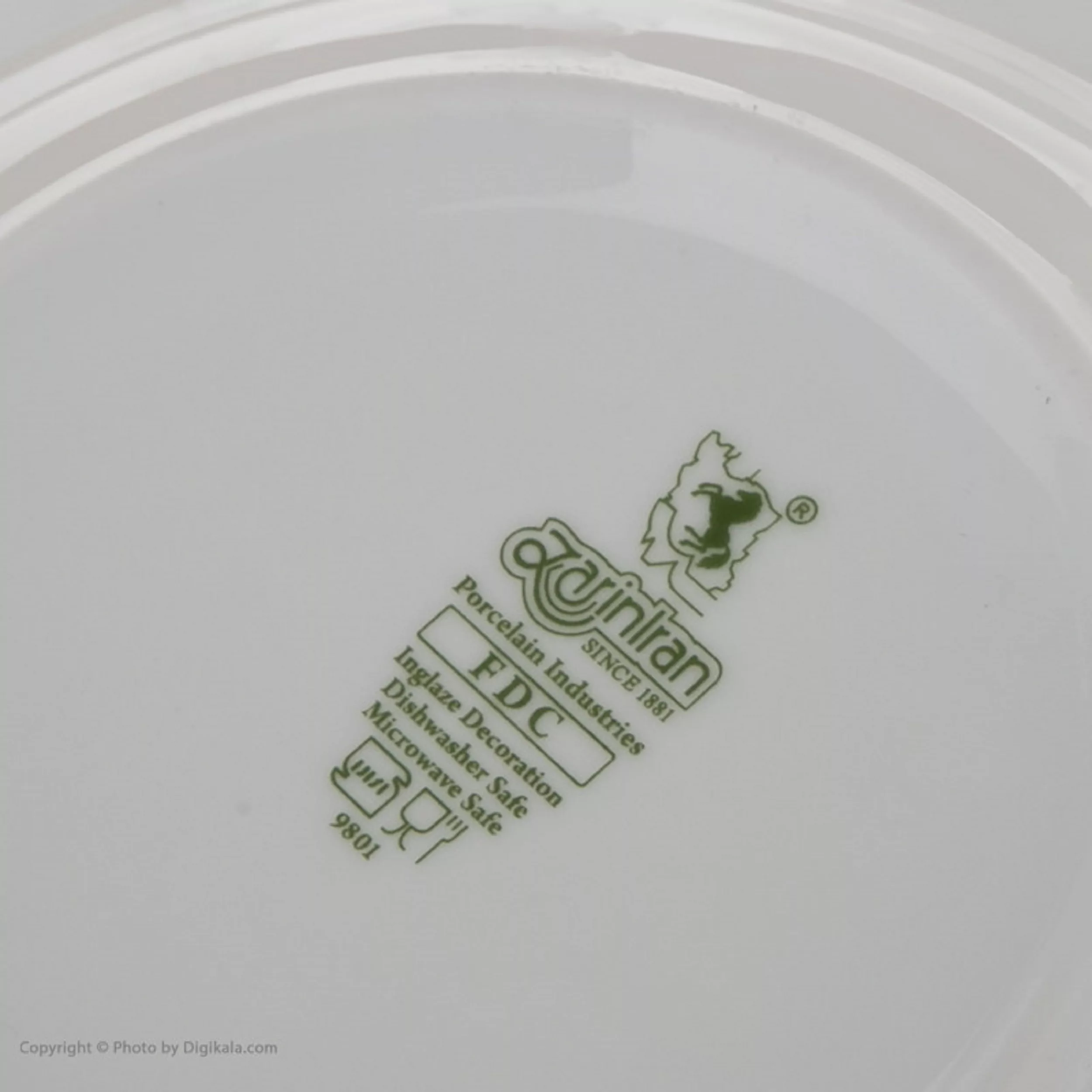 سرویس غذاخوری 28 پارچه 6 نفر چینی زرین ایران مدل ایتالیا اف نیلوانا درجه یک