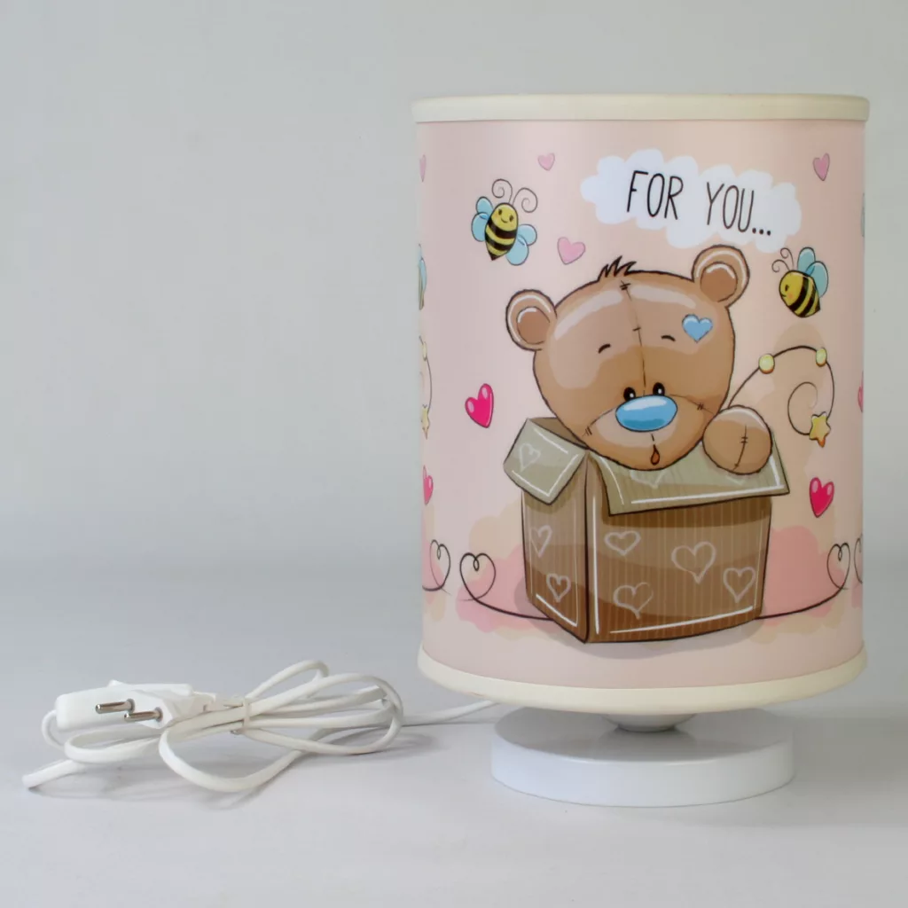 آباژور رومیزی کودک مدل خرس کادویی