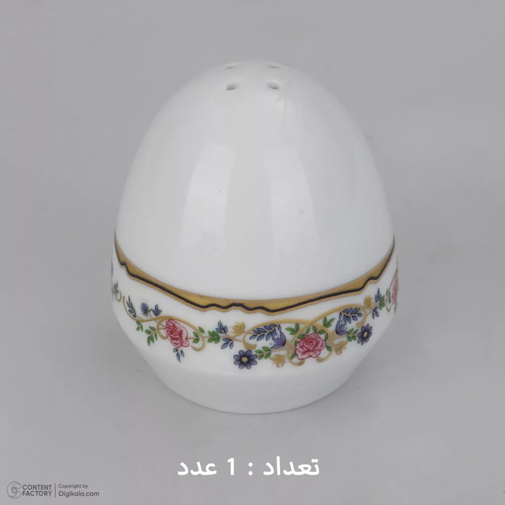 سرویس غذا خوری 28 پارچه چینی زرین ایران سری ایتالیا اف مدل گلستان درجه یک