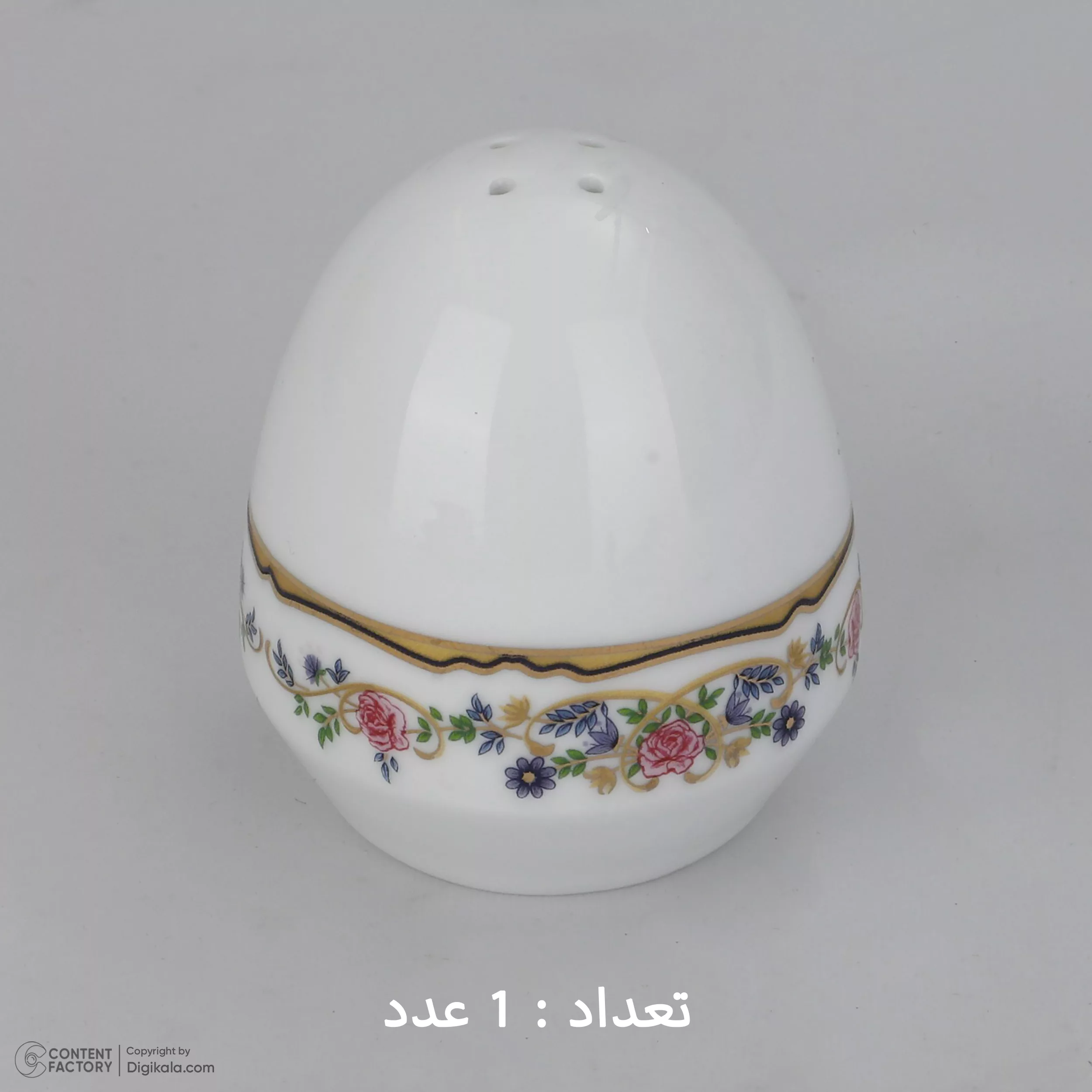 سرویس غذا خوری 28 پارچه چینی زرین ایران سری ایتالیا اف مدل گلستان درجه یک