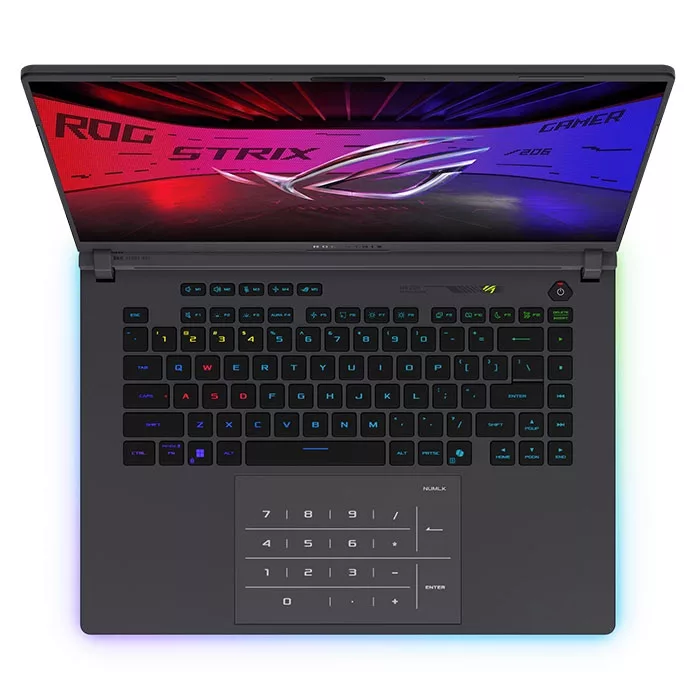 لپ تاپ 16 اینچی ایسوس مدل ROG Strix G16 G615LM-RV105-Core Ultra 9 275HX-48GB DDR5 5600MHz-1TB SSD-RTX5060 8GB-WUXGA 165Hz - کاستوم شده