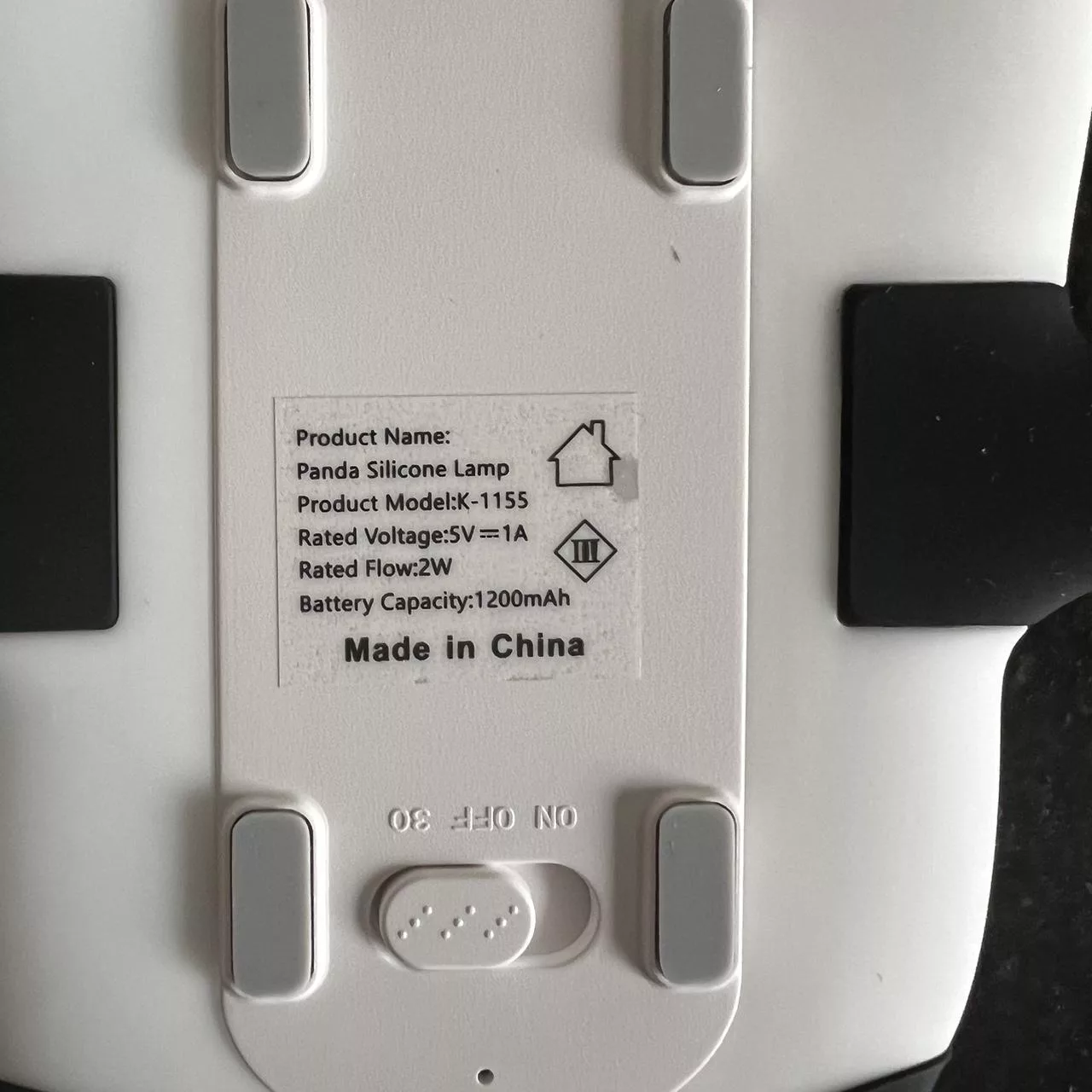 چراغ خواب اتاق کودک مدل panda