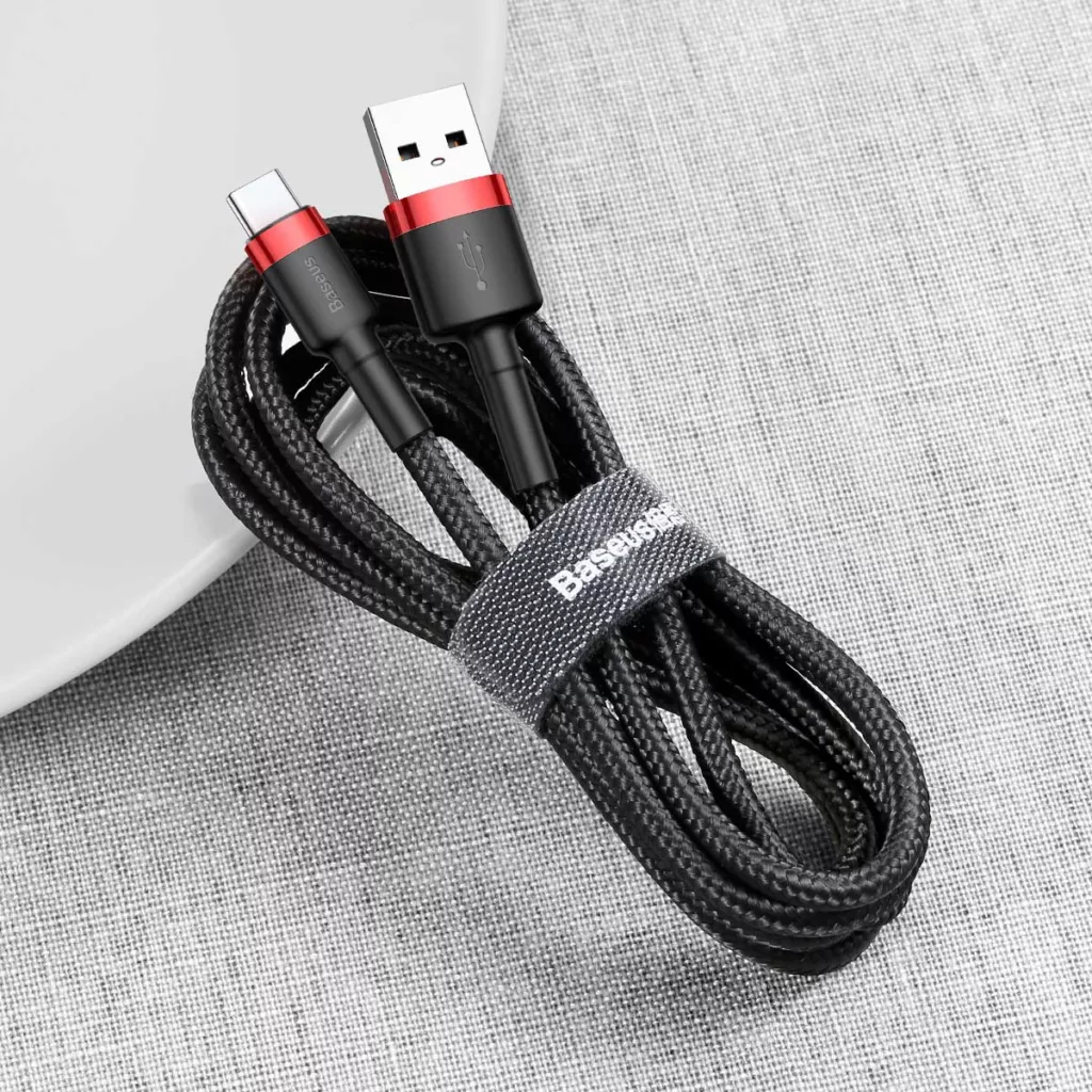 کابل تبدیل USB به USB-C باسئوس مدل CATKLF-U91 Cafule طول 3 متر