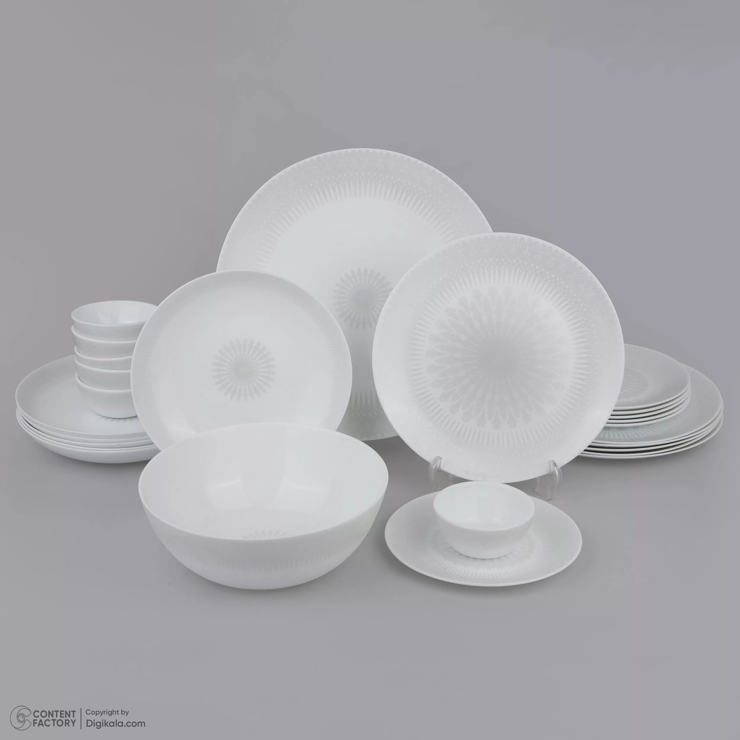 سرویس غذاخوری 26 پارچه 6 نفر آیروپال مدل کلاسیک  مدل 1048 ورژن 3