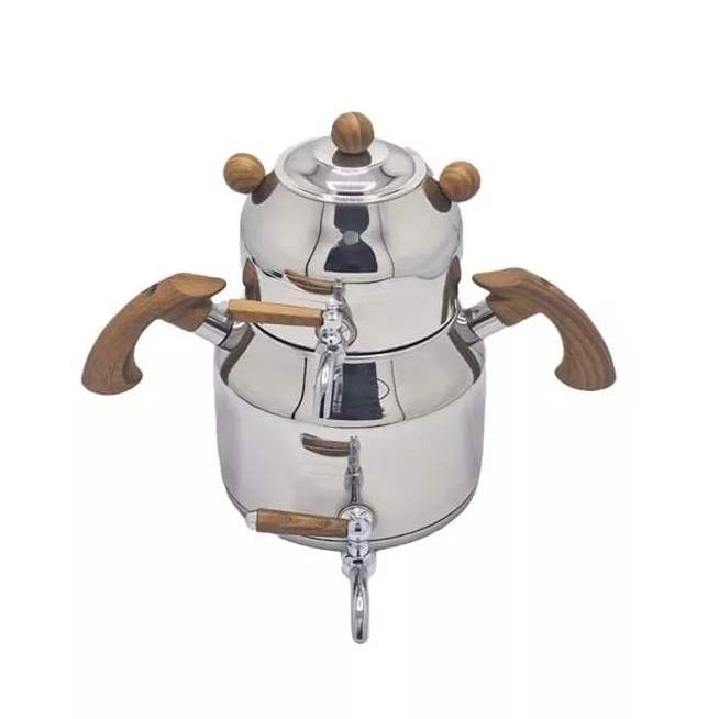 ست کتری و قوری ریور کد DH2163 گنجایش کتری 3 لیتر گنجایش قوری 1 لیتر