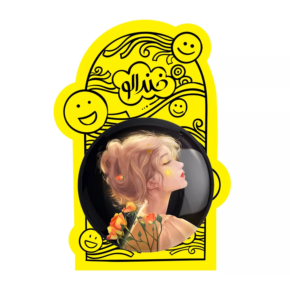 آینه جیبی خندالو مدل دخترانه کد 25636