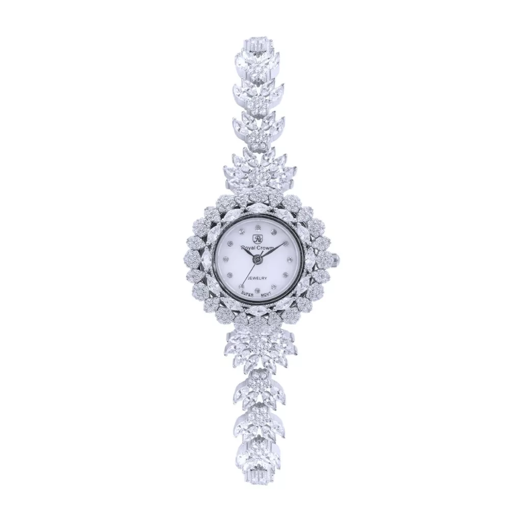ساعت مچی عقربه ای نقره زنانه رویال کرون مدل دوره مارکیز کد 0199